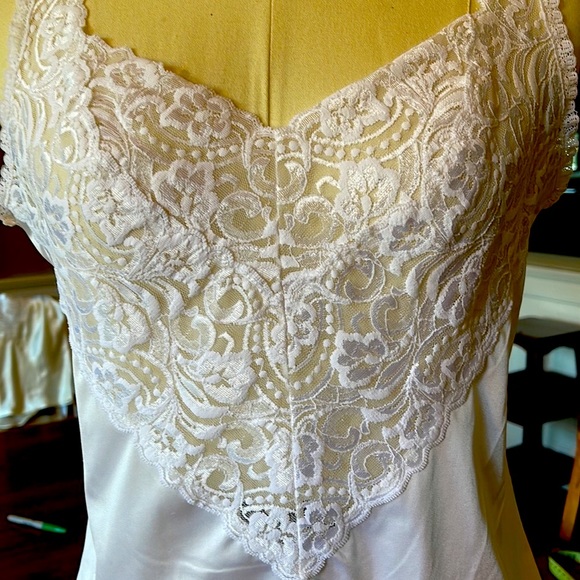 VANITY FAIR CAMI Sz36 LACE VINTAGE - Picture 2 of 9